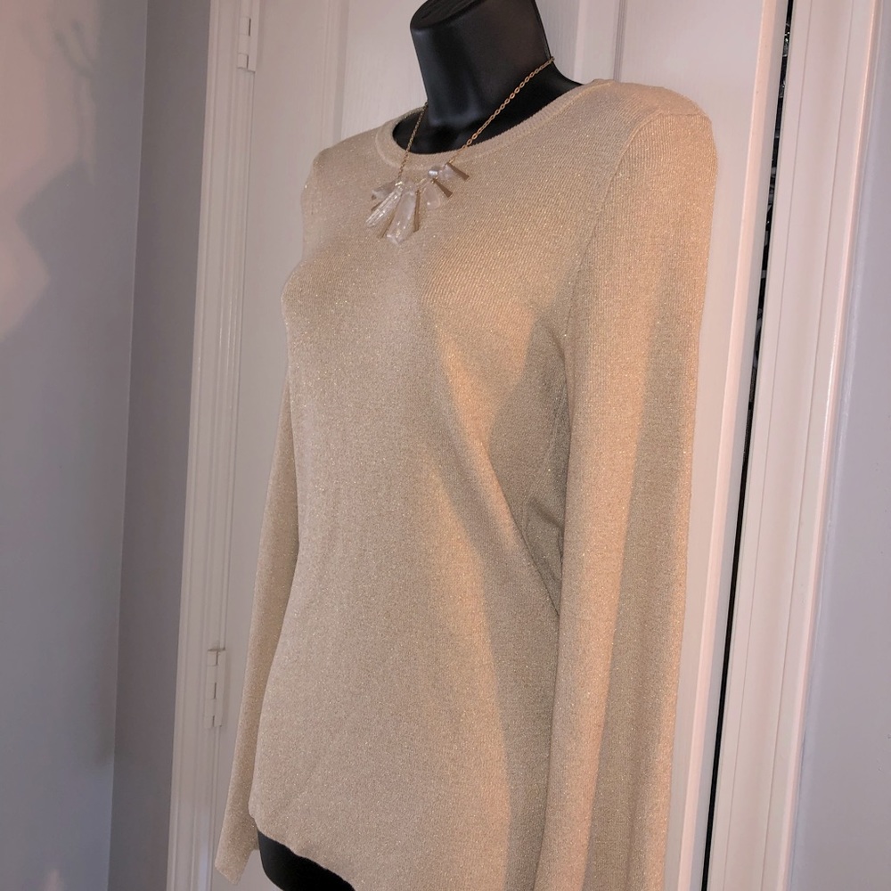 Forever 21 Gold Shimmer top